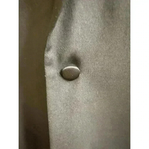 Barassi Merino Wool Men's Black Blazer Jacket Size 42R Performa Stretch *Read* - Picture 3 of 16